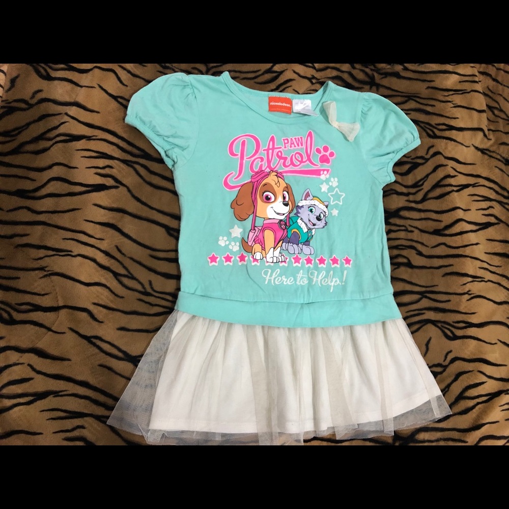 Paw patrol girls shirt size 6x